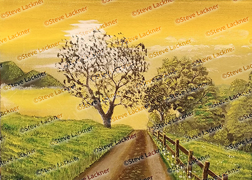 Yellow Sky Country Road